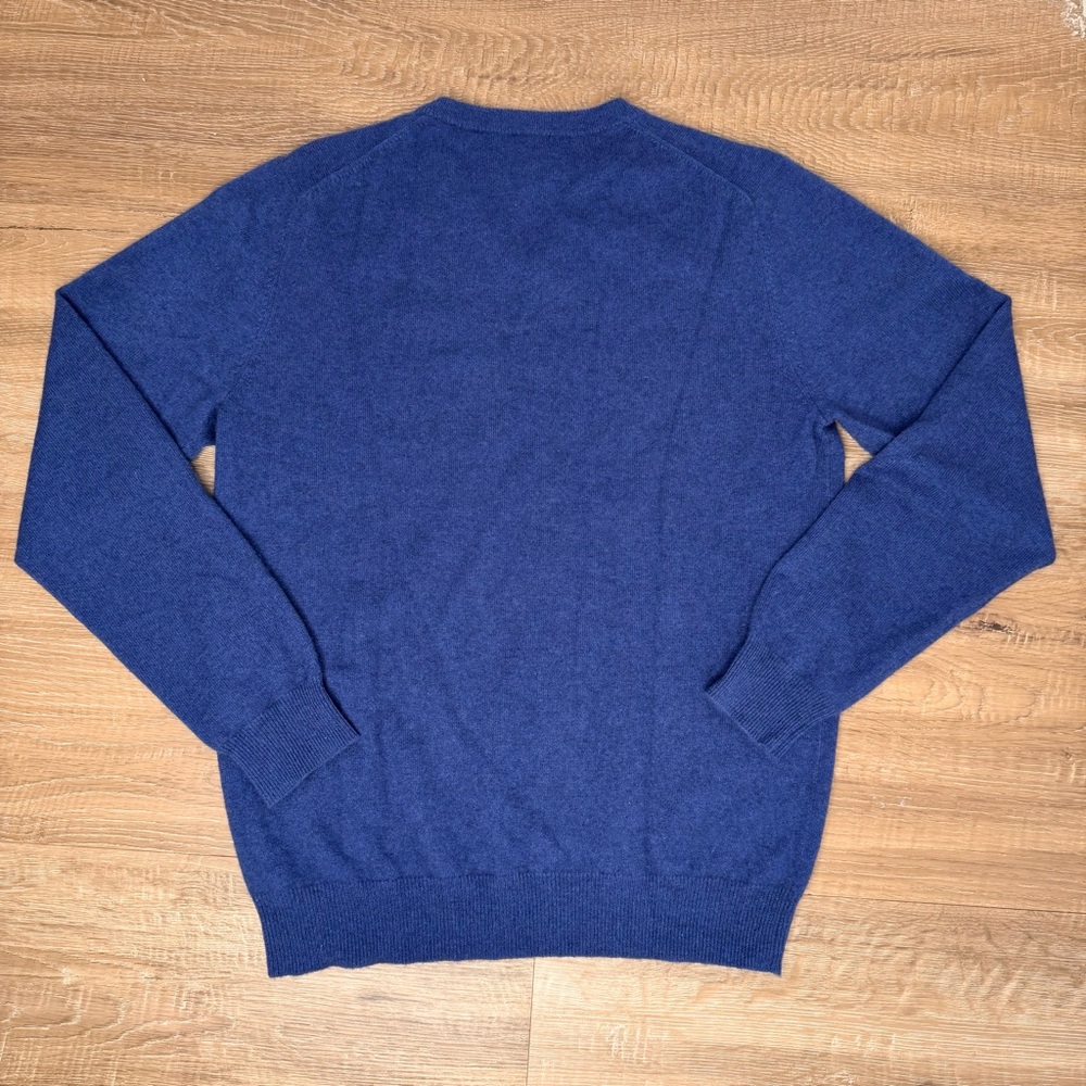 Club Room 100% Cashmere Sweater Blue Men's Small 2 Ply‎ Blue Luxury Collection - Picture 6 of 6